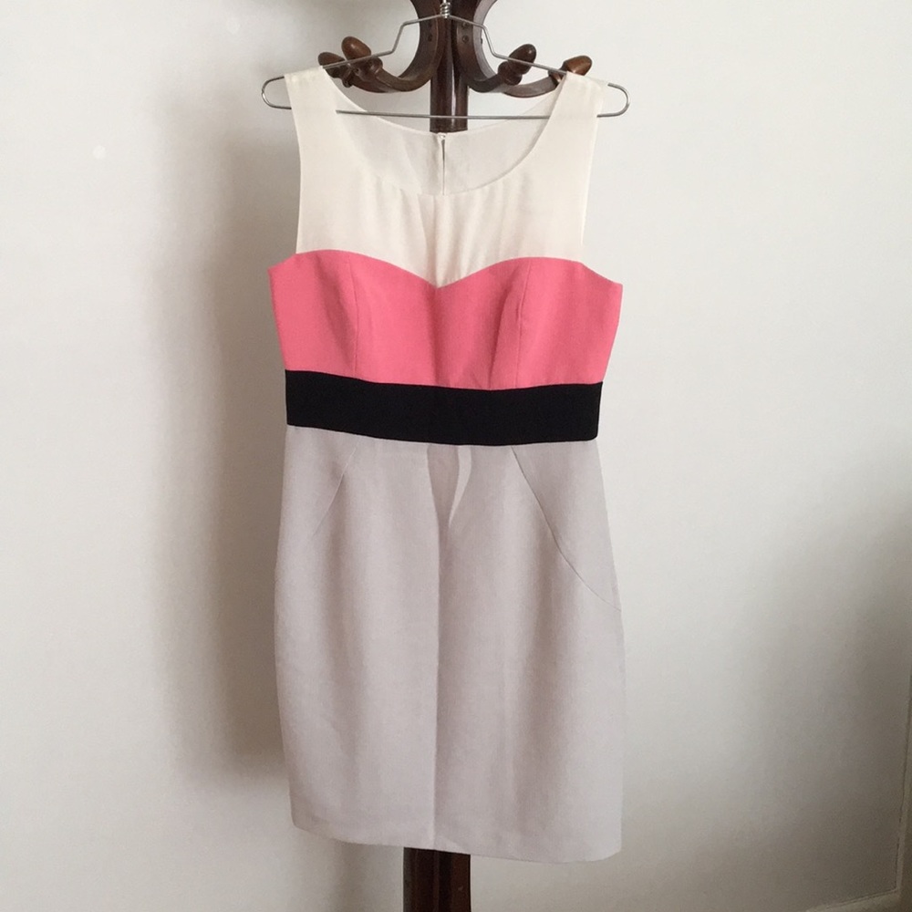 Max and Cleo color block dress